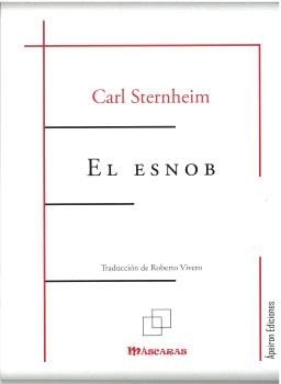 EL ESNOB, de STERNHEIM | portada del libro