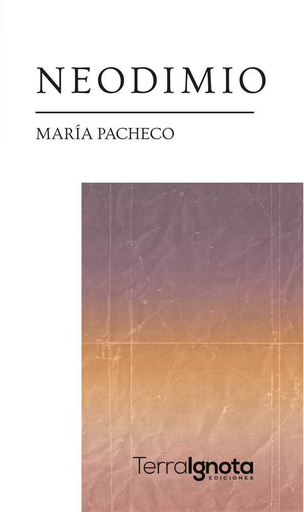 Neodimio, de Pacheco, María | portada del libro