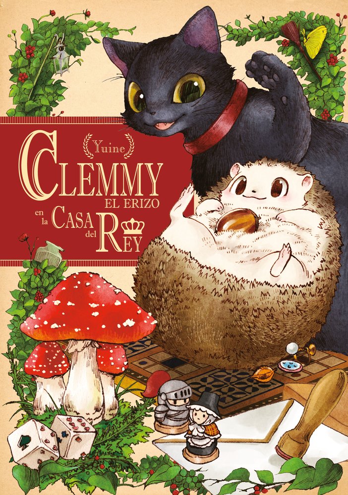 CLEMMY EL ERIZO EN LA CASA DEL REY, de Yuine, Yuine | portada del libro