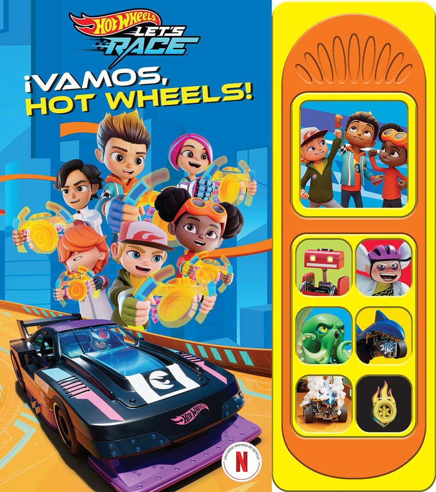 HOT WHEELS: LET'S RACE - VAMOS, HOT WHEELS! LIBRO DE SONIDOS - PI KIDS, de HOT WHEELS, | portada del libro