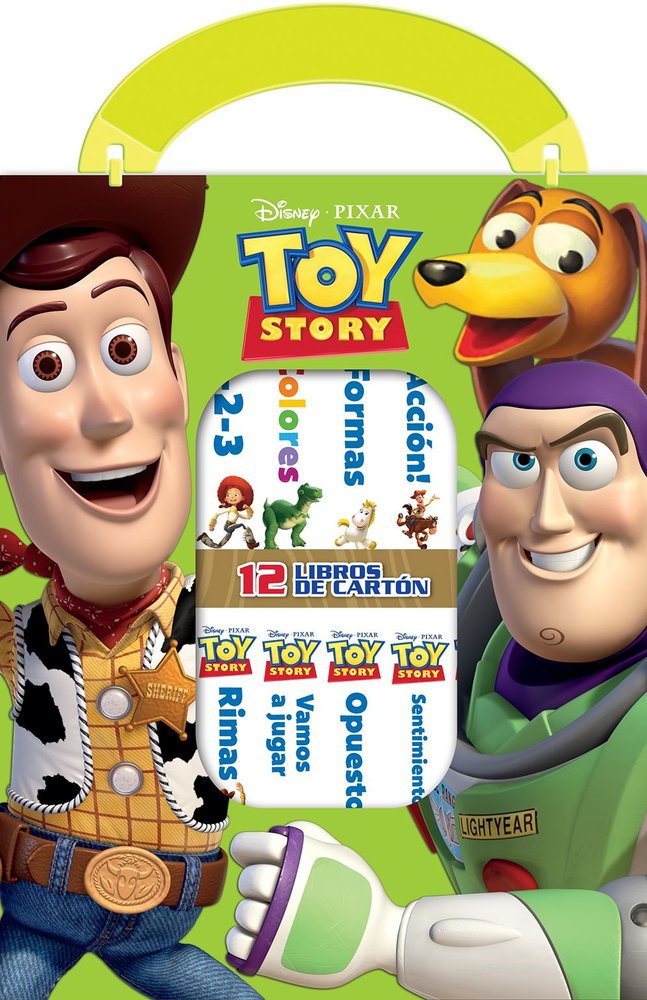 DISNEY PIXAR: TOY STORY - MI PRIMERA BIBLIOTECA - 12 LIBROS DE CARTON - PI KIDS, de TOY STORY | portada del libro