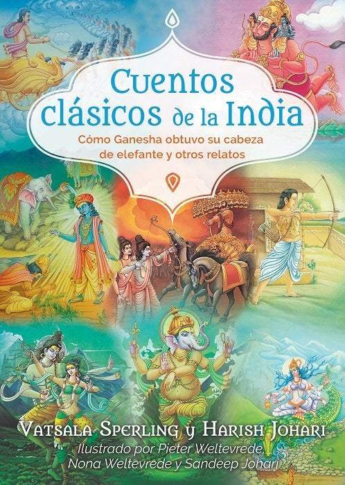 Cuentos clasicos de la India, de HARISH JOHARI | portada del libro