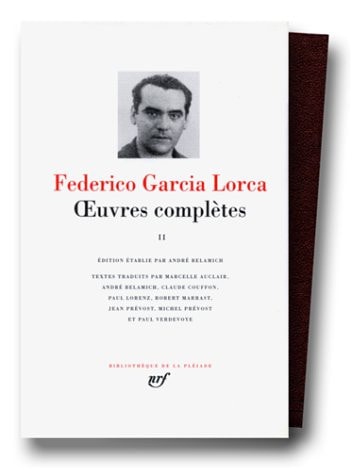 OEUVRES COMPLETES T2, de Federico Garcia Lorca | portada del libro