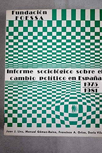 IV informe sociológico sobre el cambio pol¡tico en España. Vol. I (1975, 1981) | portada del libro