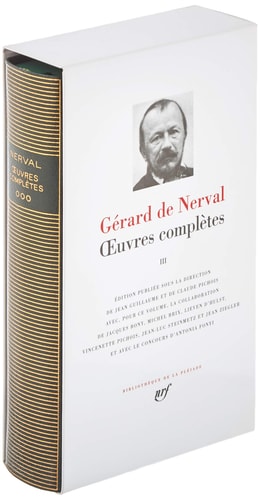 OEUVRES COMPLETES T3, de Gerard de Nerval | portada del libro