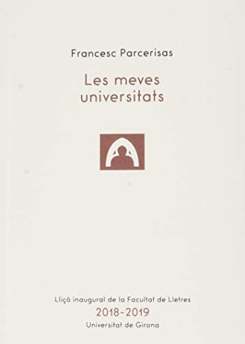 Les meves universitats, de Parcerisas i Vázquez | portada del libro