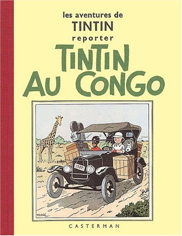 TINTIN FAC-SIMILE NB TINTIN AU CONGO, de Hergé | portada del libro