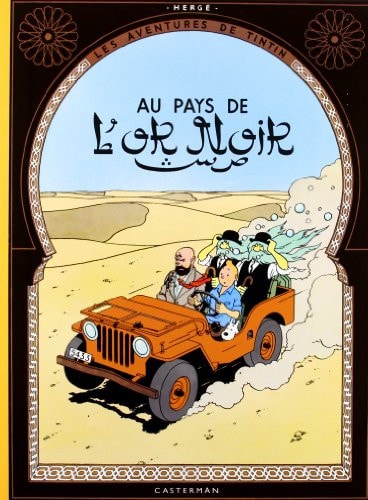 Tintin au pays de l'or noir, de Hergé | portada del libro