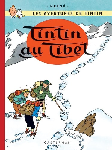 TINTIN FAC-SIMILE COULEURS -20- TINTIN AU TIBET, de Hergé | portada del libro