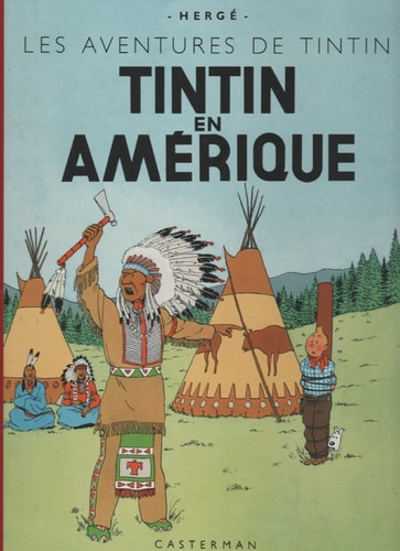 TINTIN FAC-SIMILE COULEURS -3- TINTIN EN AMERIQUE, de Hergé | portada del libro