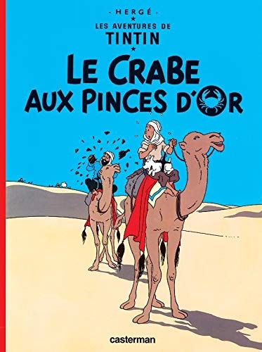 Tintin: Le crabe aux pinces d'Or, de Hergé | portada del libro