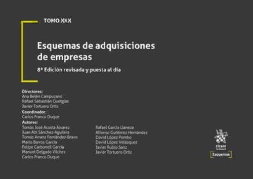 TOMO XXX ESQUEMA ADQUISICIONES DE EMPRESA, de VV.AA | portada del libro