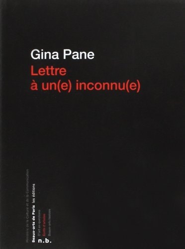 ETTRE A UN(E) INCONNU(E) (NE POCHE), de Gina Pane | portada del libro