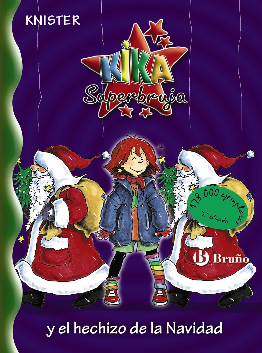 Kika Superbruja y el hechizo de la Navidad, de KNISTER | portada del libro