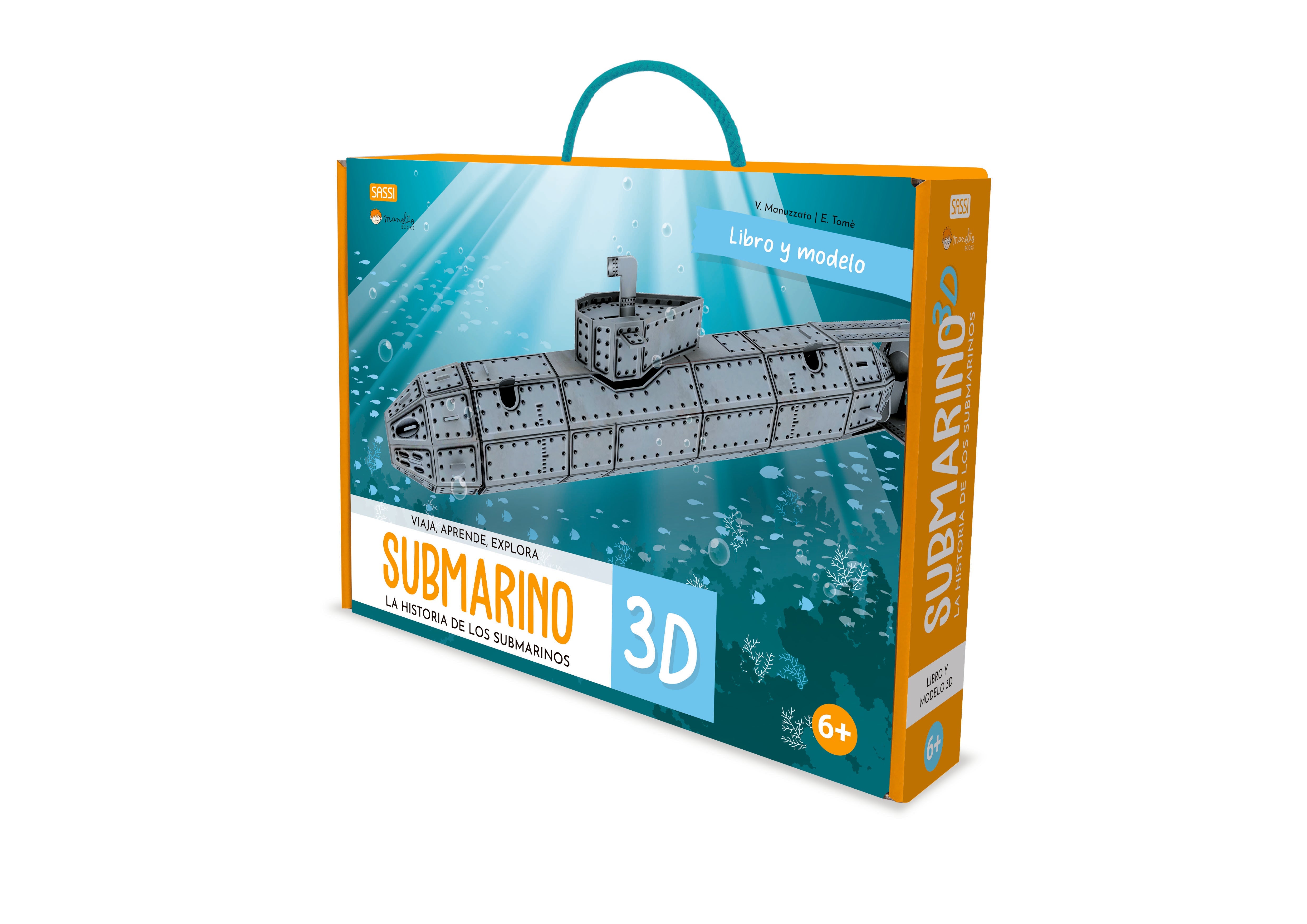 CONSTRUYE EL SUBMARINO 3D, de E. TOME#V. MANUZZATO | portada del libro