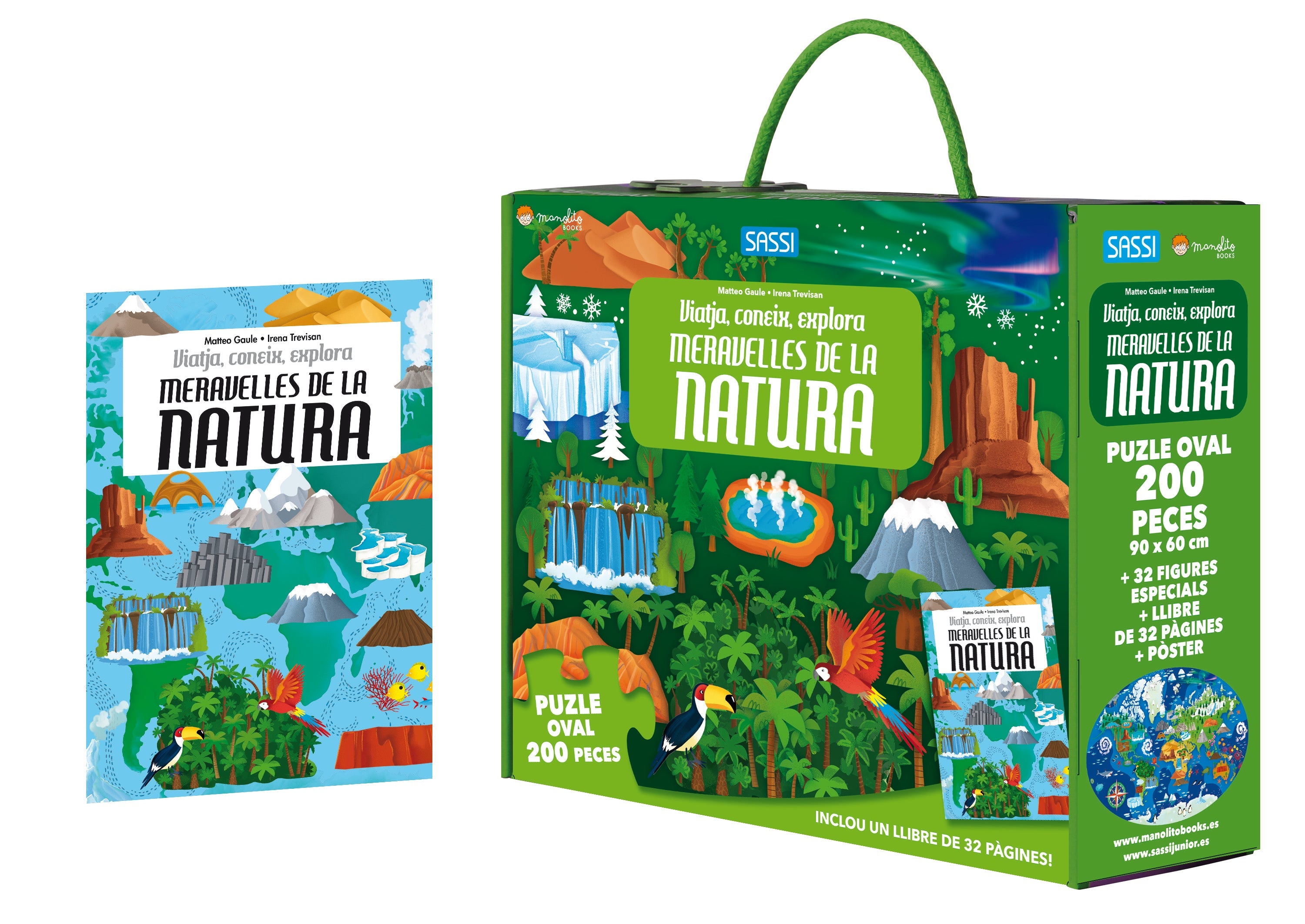 MERAVELLES DE LA NATURA CAT VIAJA CONOCE, de M. GAULE#I TREVISAN | portada del libro
