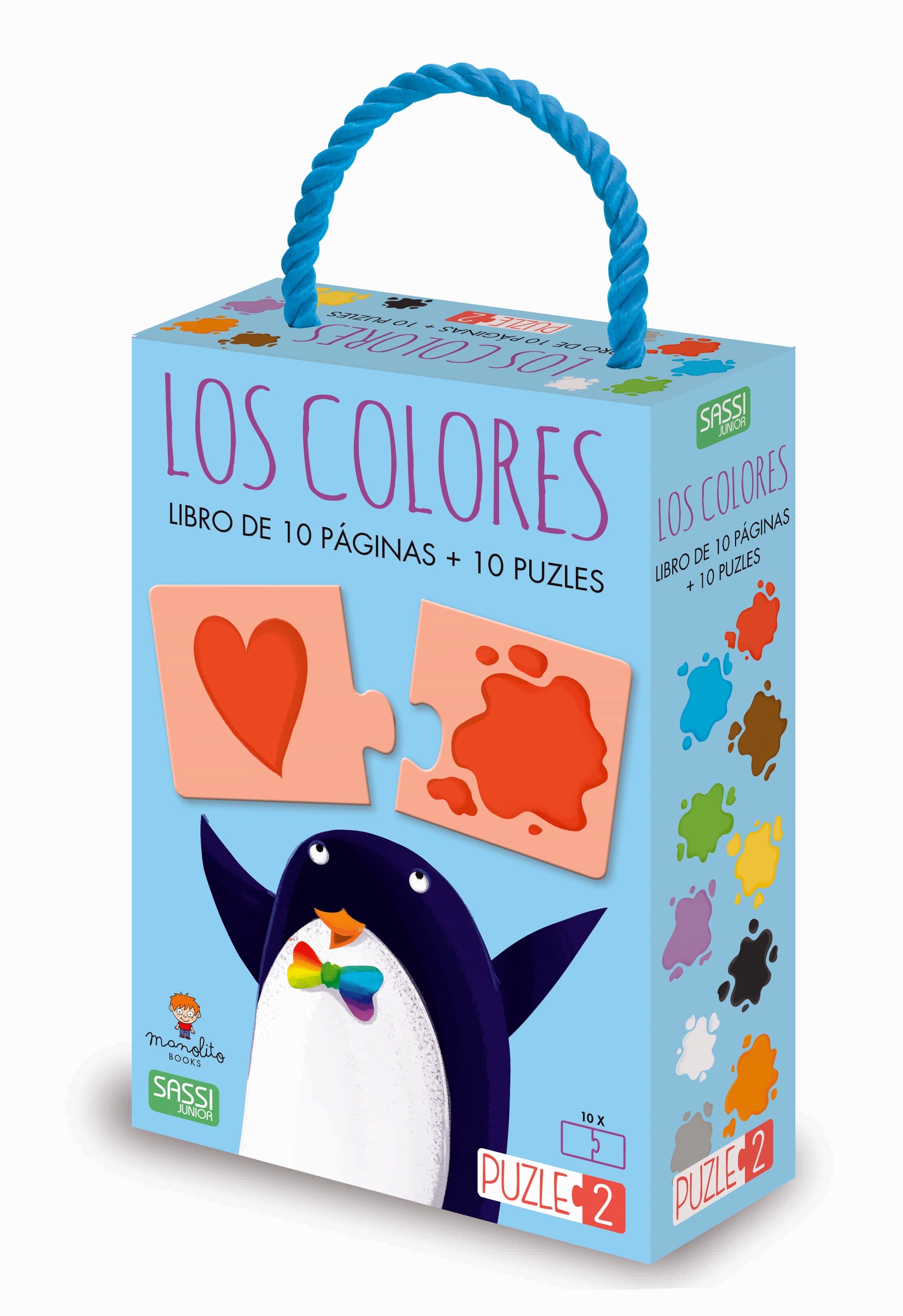 LOS COLORES PUZLE 2 VERTICAL EDIC ILUSTRAD, de M. GAULE | portada del libro