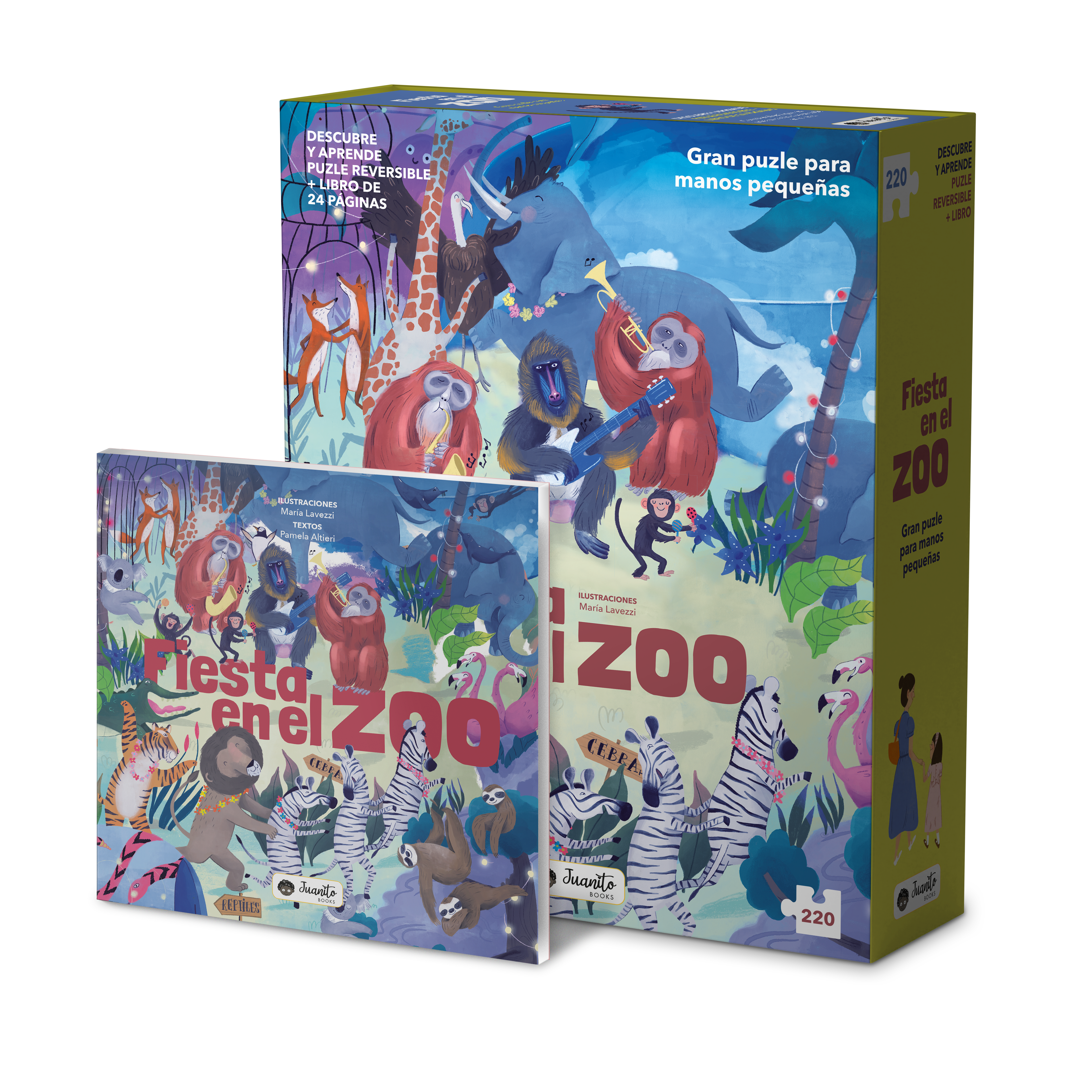 FIESTA EN EL ZOO | portada del libro