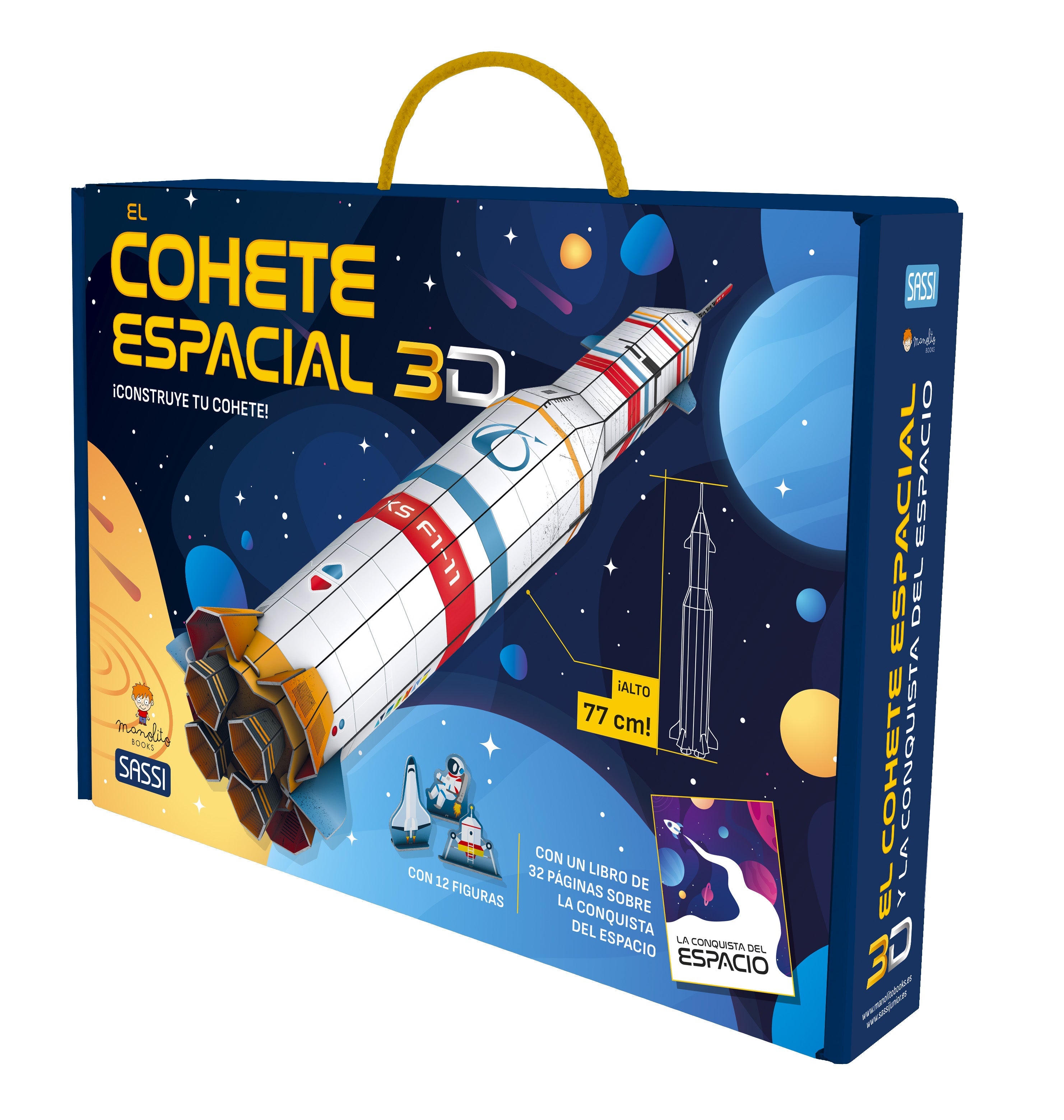 COHETE ESPACIAL 3D, de E TOME#A BORGO#F LEGIMI | portada del libro