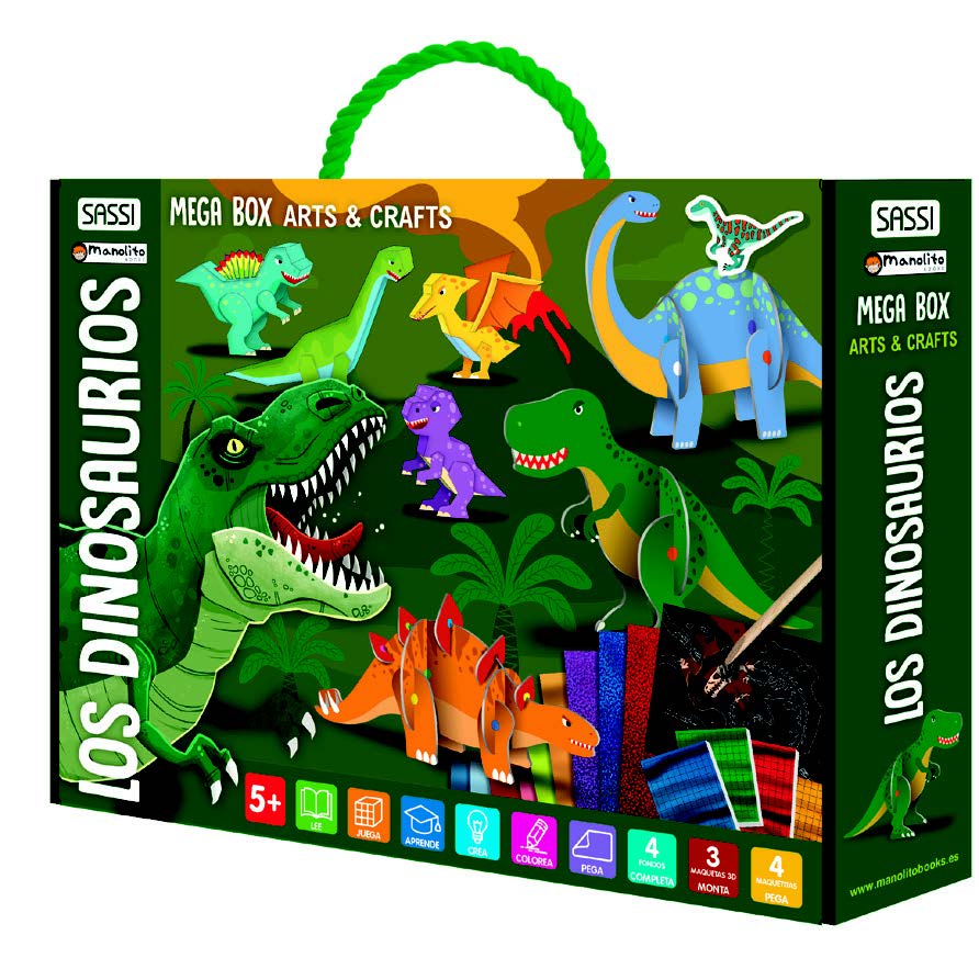 DINOSAURIOS MEGA BOX | portada del libro