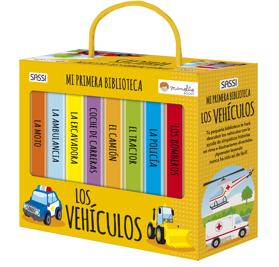 VEHICULOS MI PRIMERA BIBLIOTECA ED ILUST, de Simon Miller | portada del libro