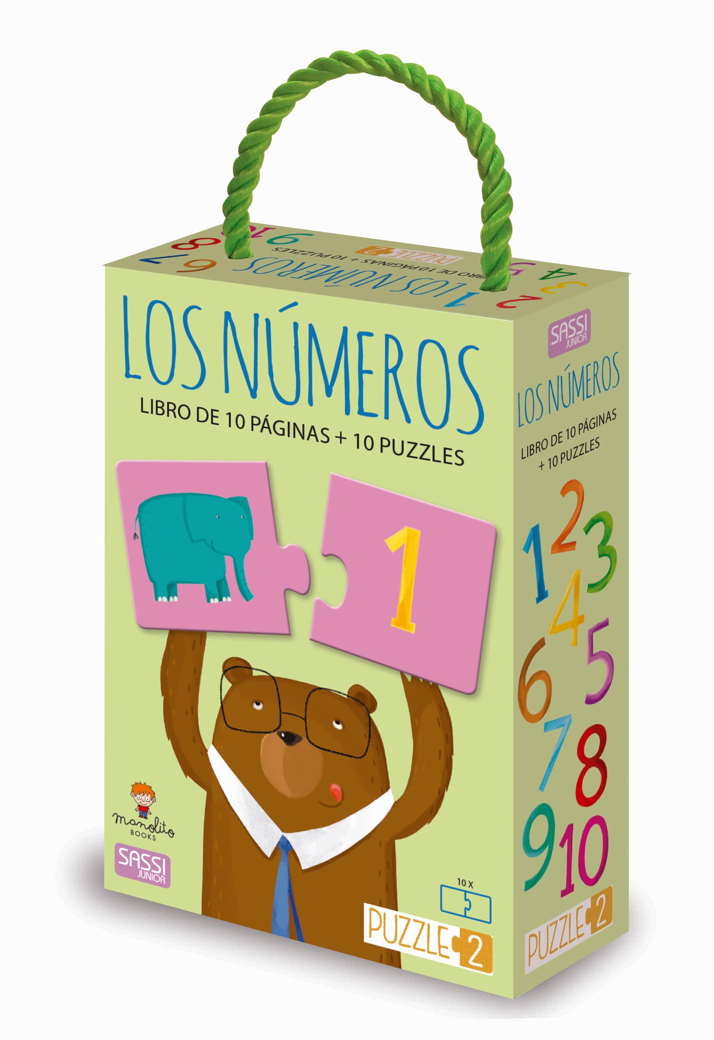 LOS NUMEROS PUZLE 2 VERTICAL EDIC ILUSTRAD, de M. GAULE | portada del libro