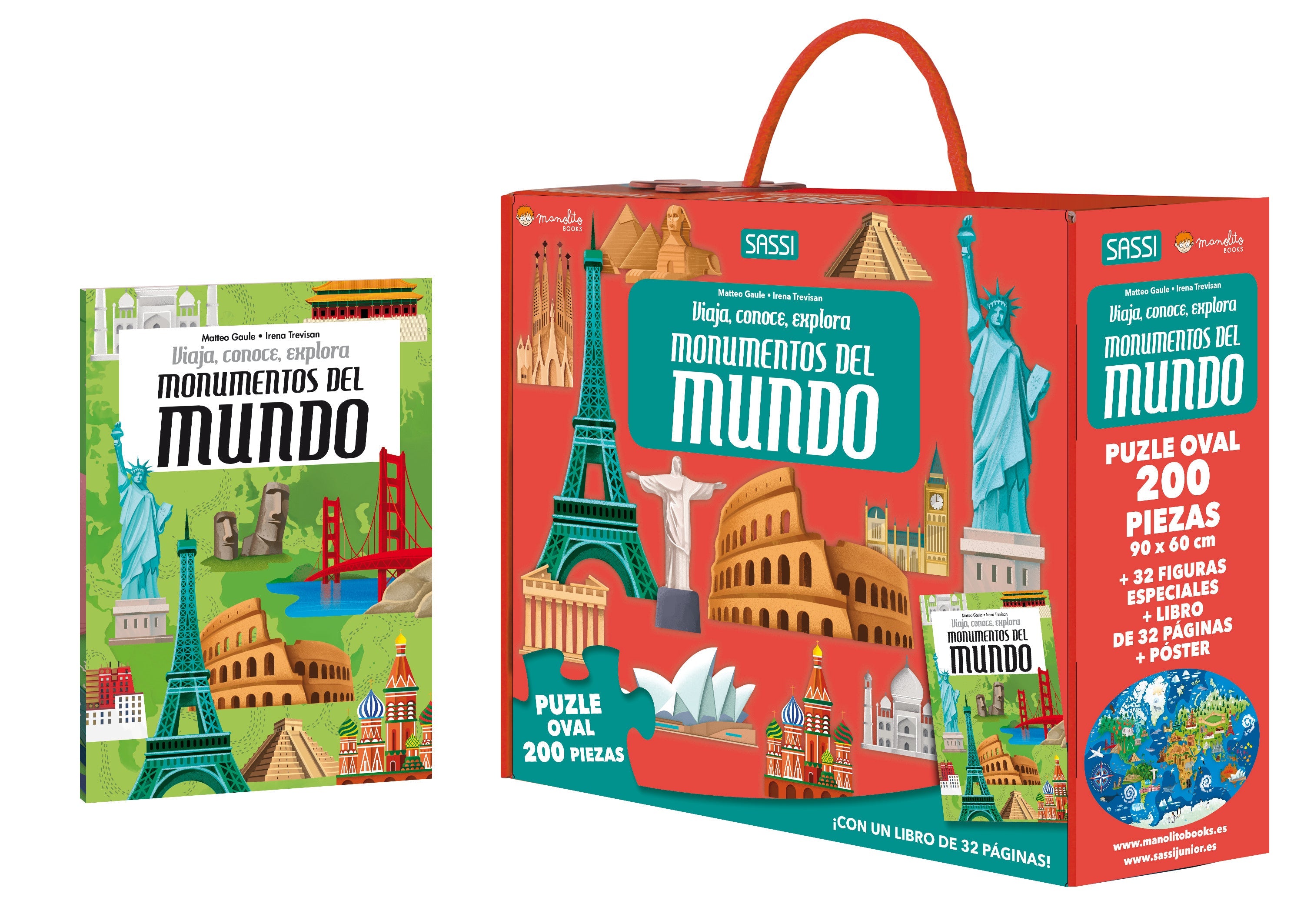MONUMENTOS DEL MUNDO VIAJA CONOCE, de M. GAULE#I TREVISAN | portada del libro