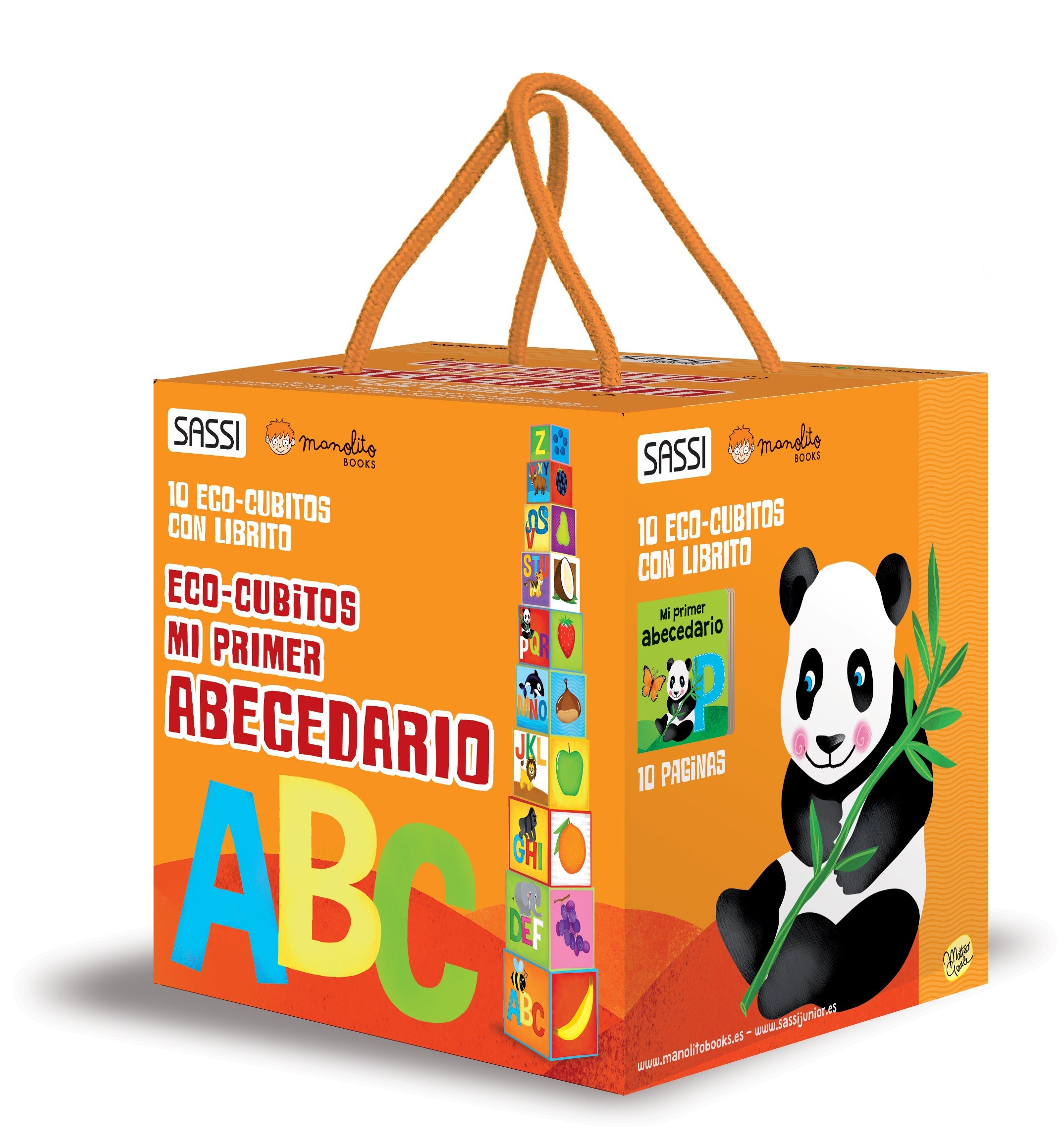 ECOCUBITOS MI PRIMER ABECEDARIO | portada del libro