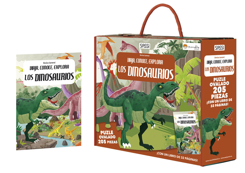 LOS DINOSAURIOS VIAJA CONOCE EXPLORA, de S. MILLER | portada del libro