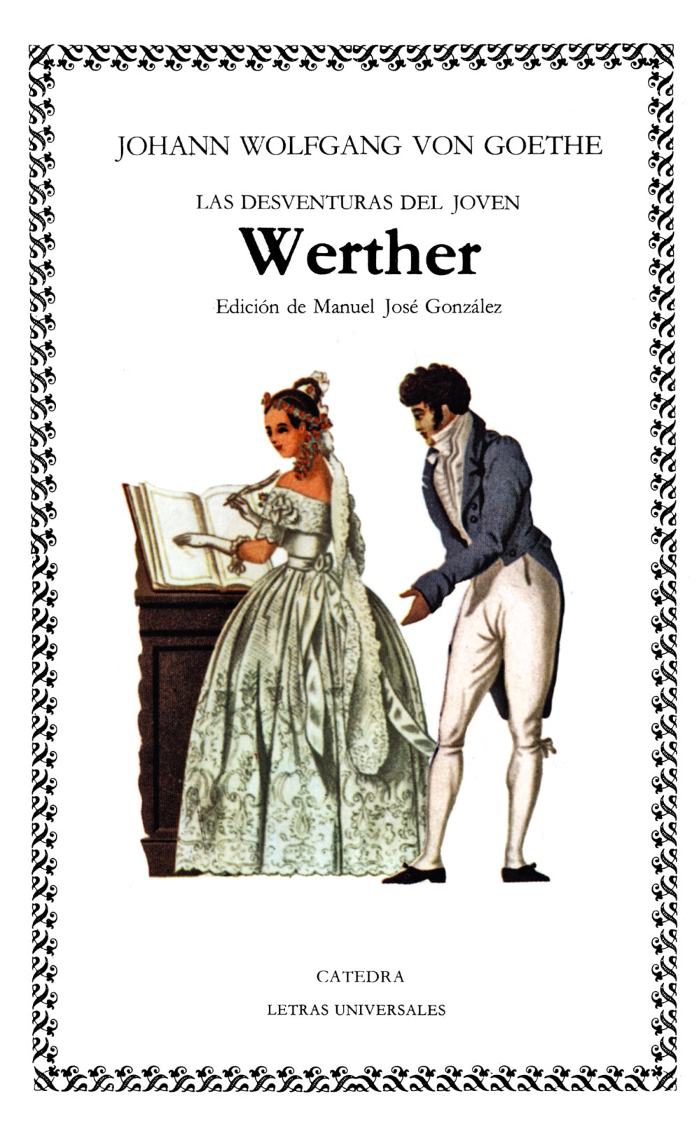 Las desventuras del joven Werther, de Goethe, Johann Wolfgang von | portada del libro