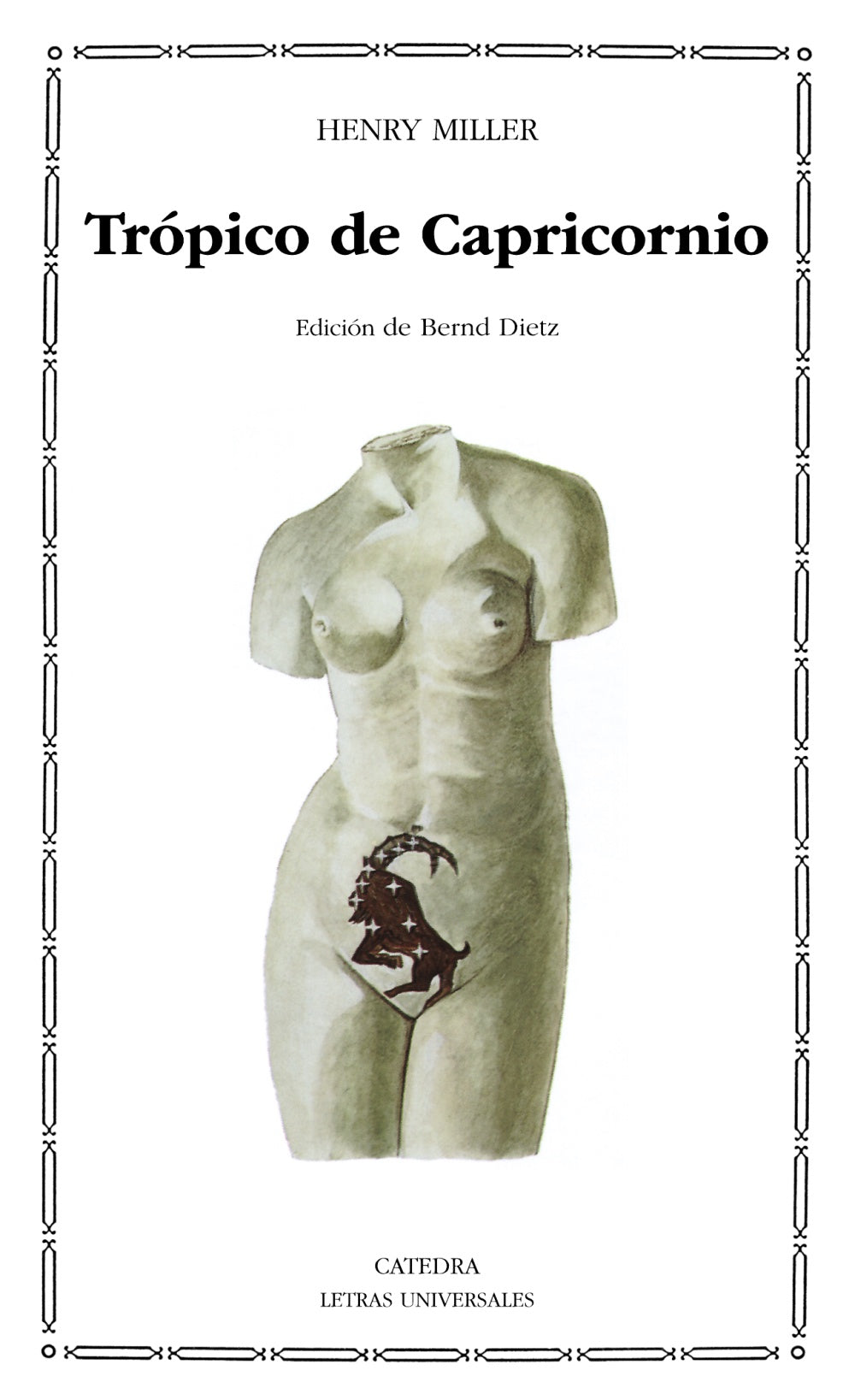 Trópico de Capricornio, de Miller, Henry | portada del libro