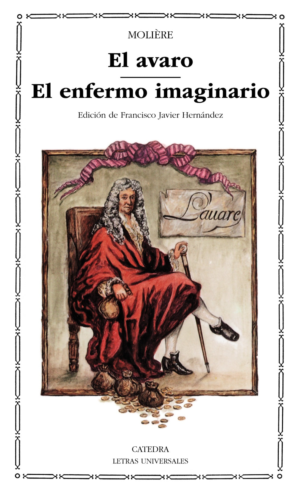 El avaro; El enfermo imaginario, de Molière | portada del libro