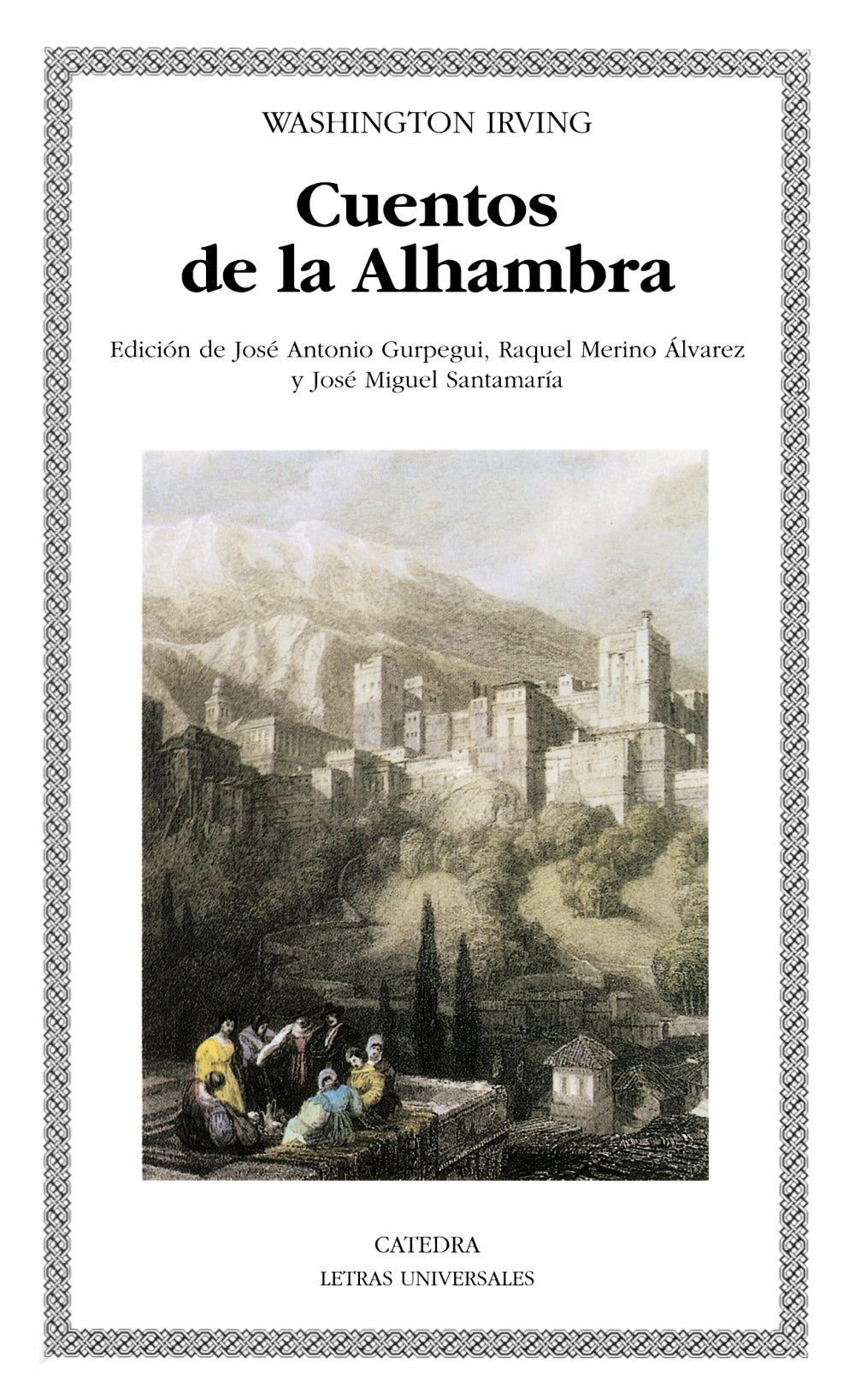 Cuentos de la Alhambra, de Irving, Washington | portada del libro