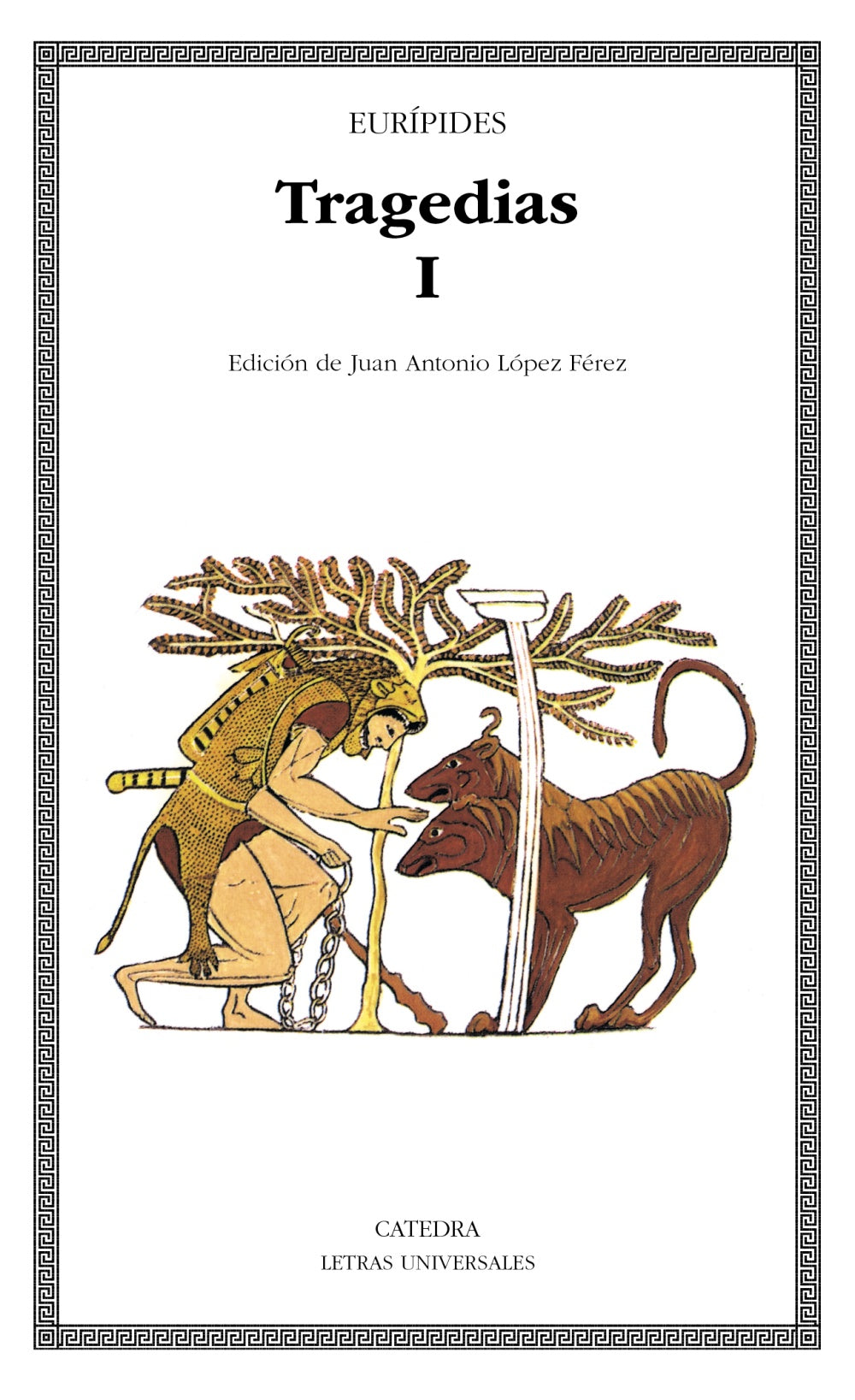 Tragedias, I, de Eurípides | portada del libro