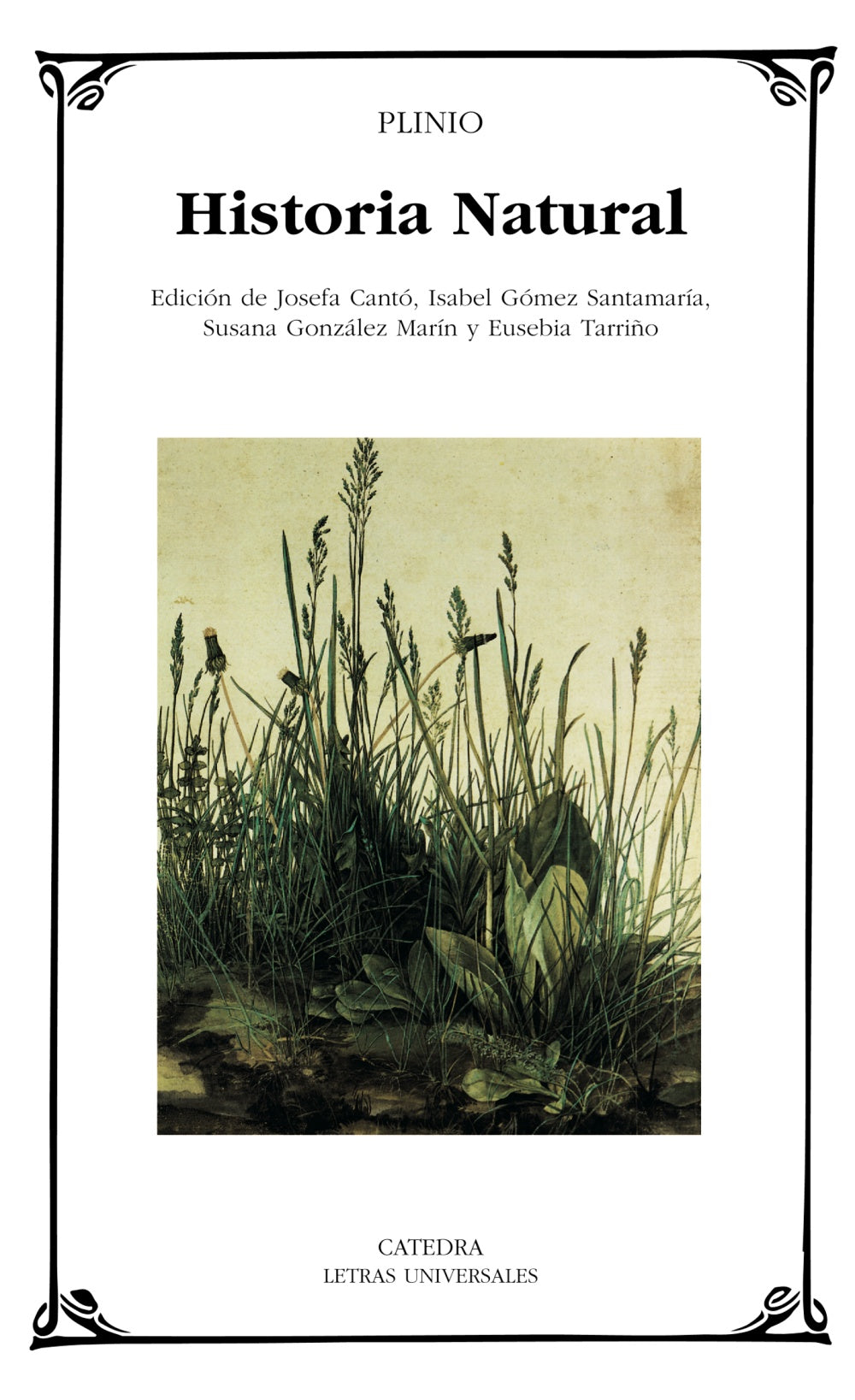 Historia Natural, de Plinio | portada del libro