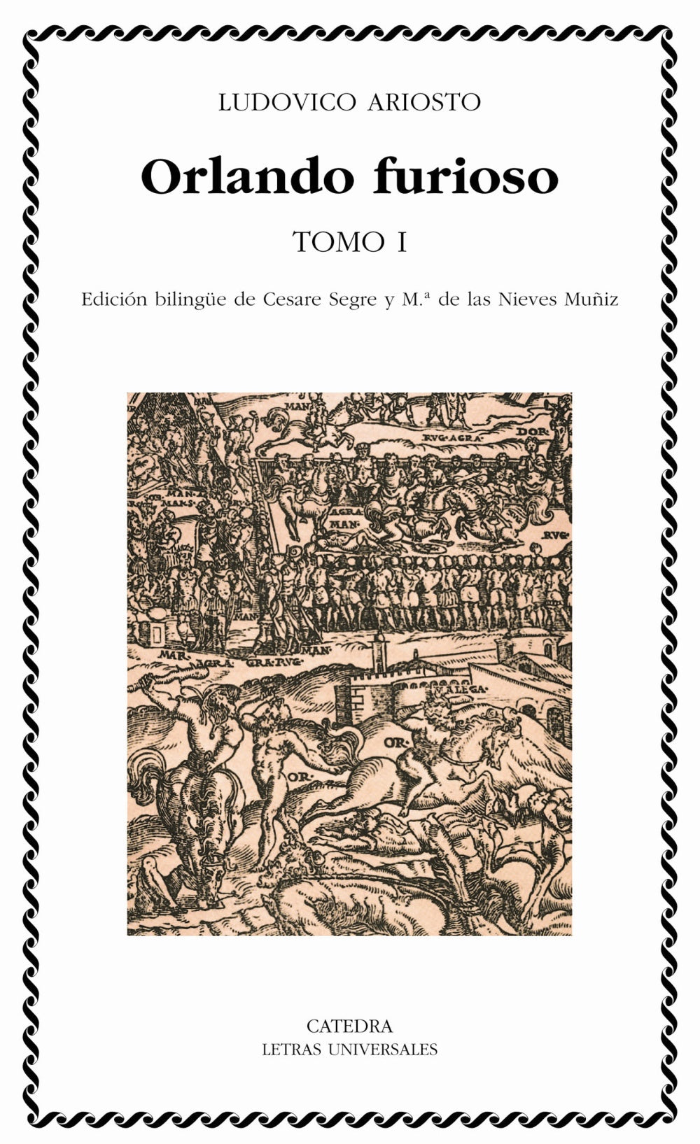 Orlando furioso, tomo I, de Ariosto, Ludovico | portada del libro