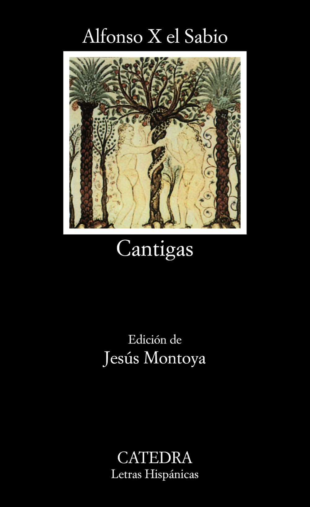 Cantigas, de Alfonso X, "El Sabio" | portada del libro
