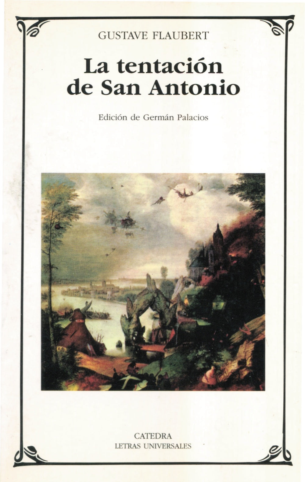 La tentación de San Antonio, de Flaubert, Gustave | portada del libro