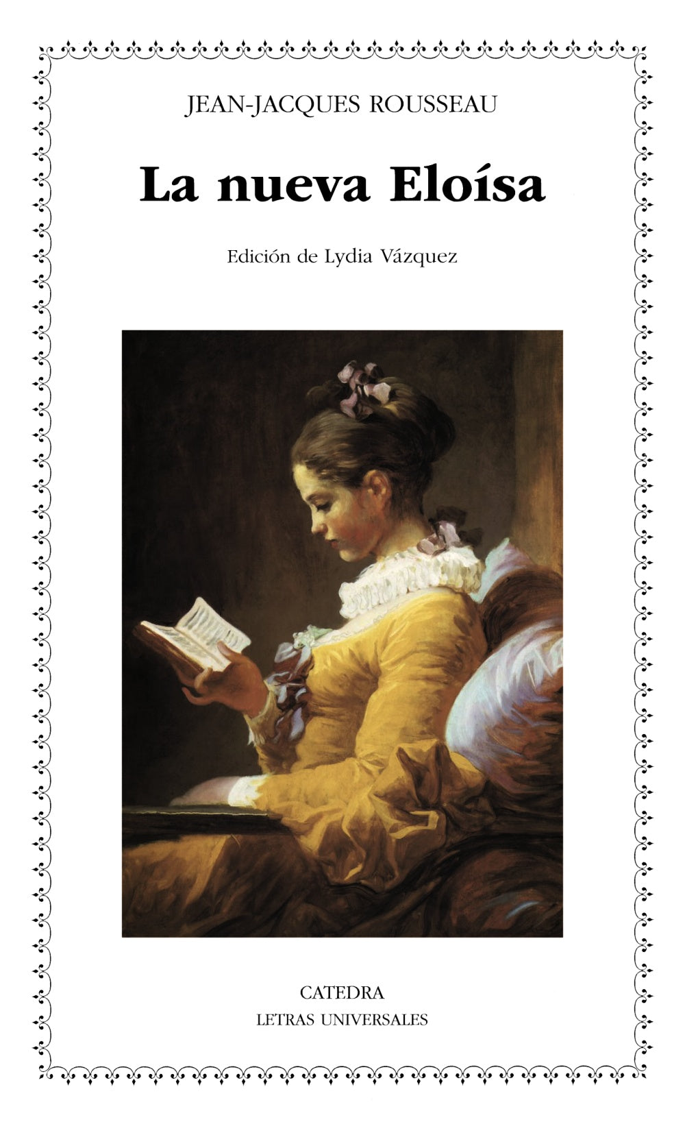 La nueva Eloísa, de Rousseau, Jean-Jacques | portada del libro