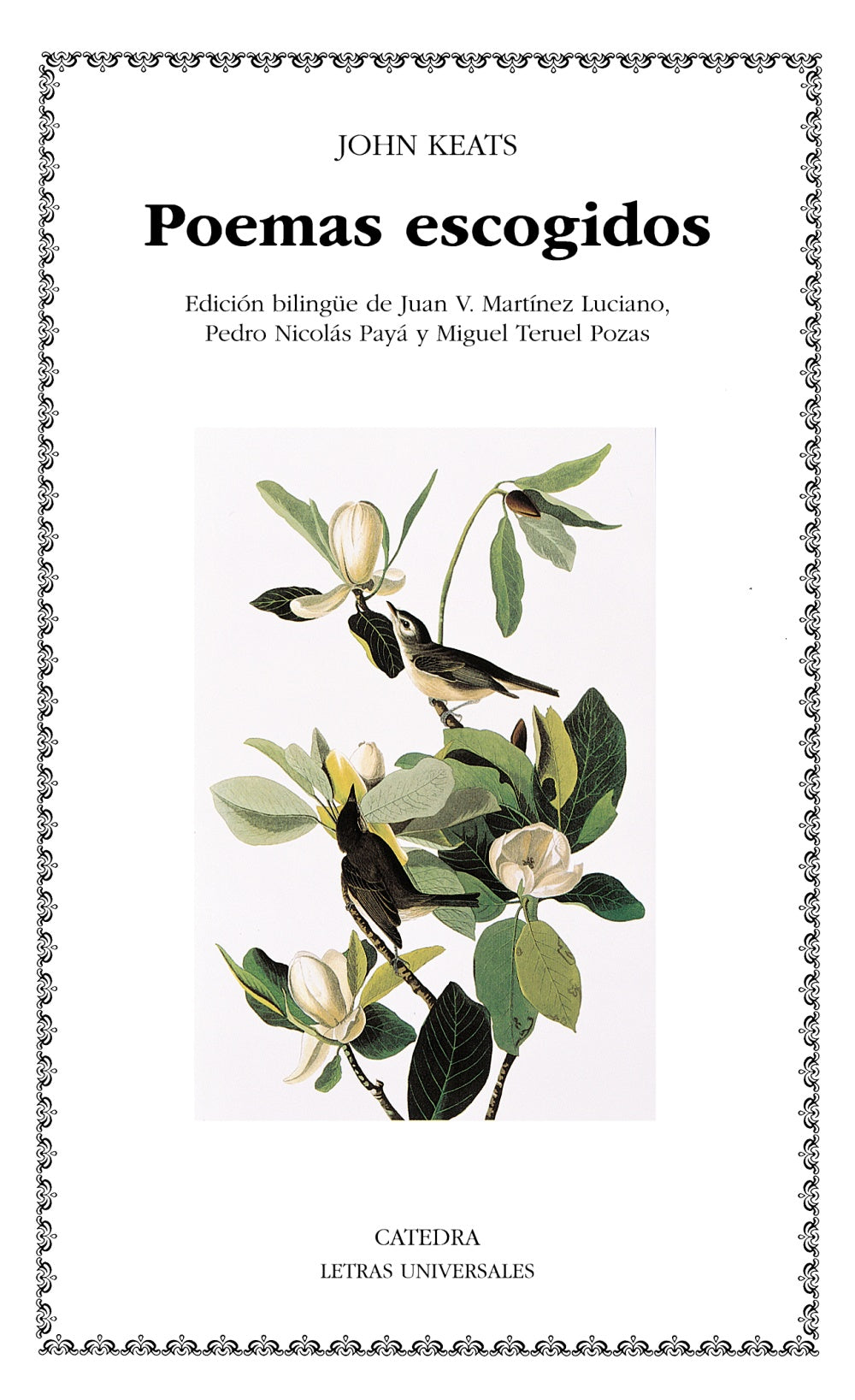 Poemas escogidos, de Keats, John | portada del libro