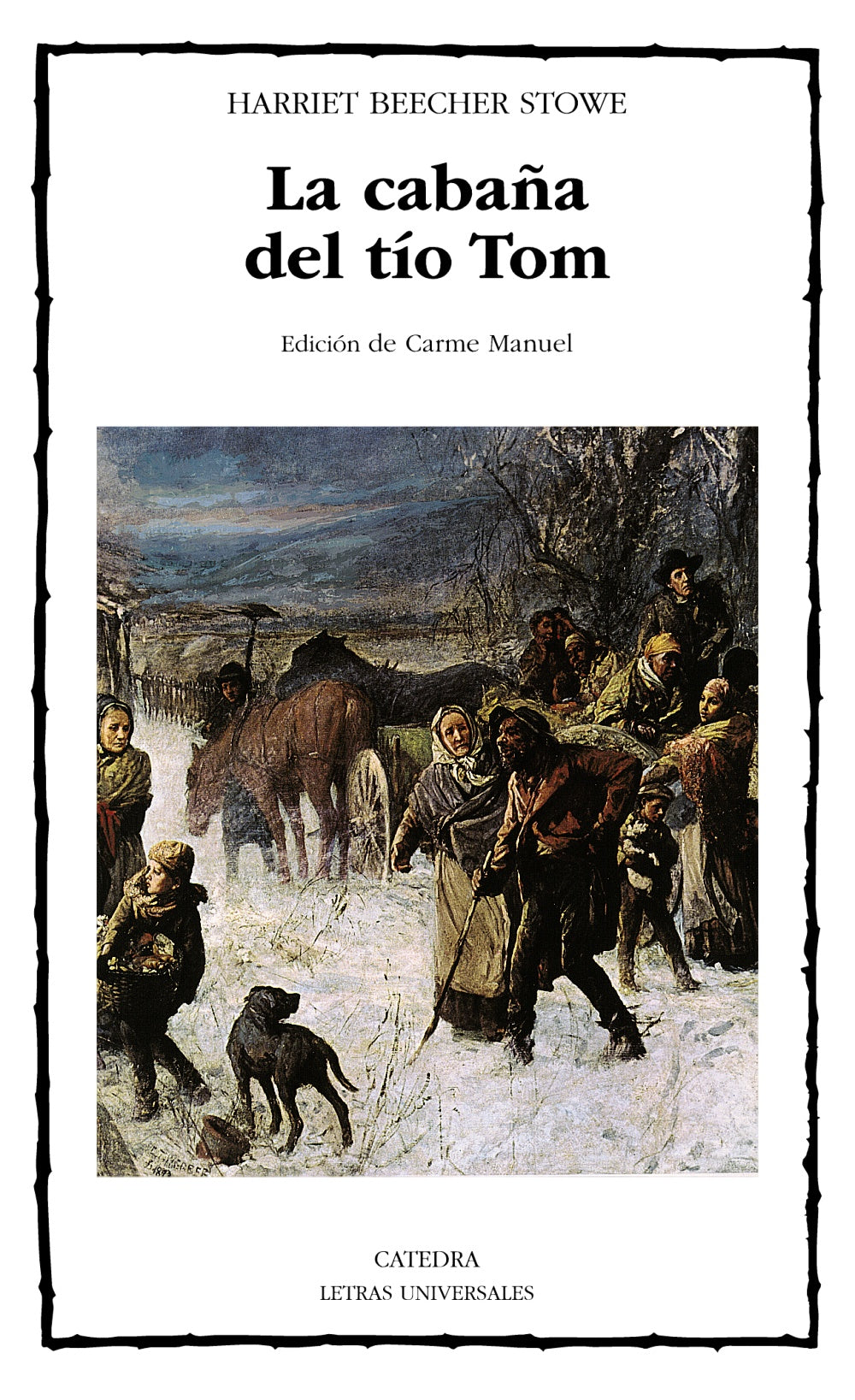 La cabaña del tío Tom, de Stowe, Harriet Beecher | portada del libro