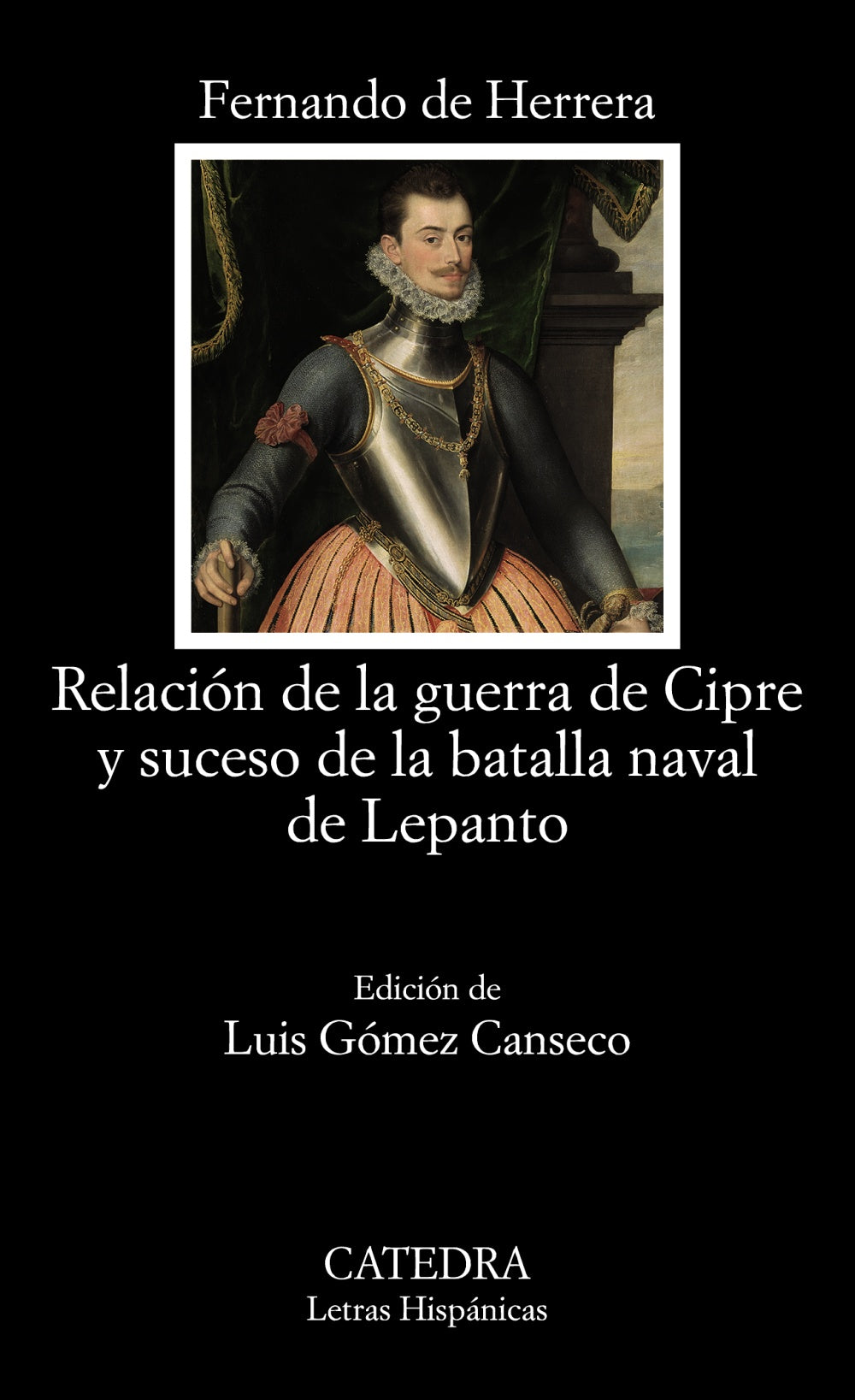 Relación de la guerra de Cipre y suceso de la batalla naval de Lepanto, de Herrera, Fernando de | portada del libro