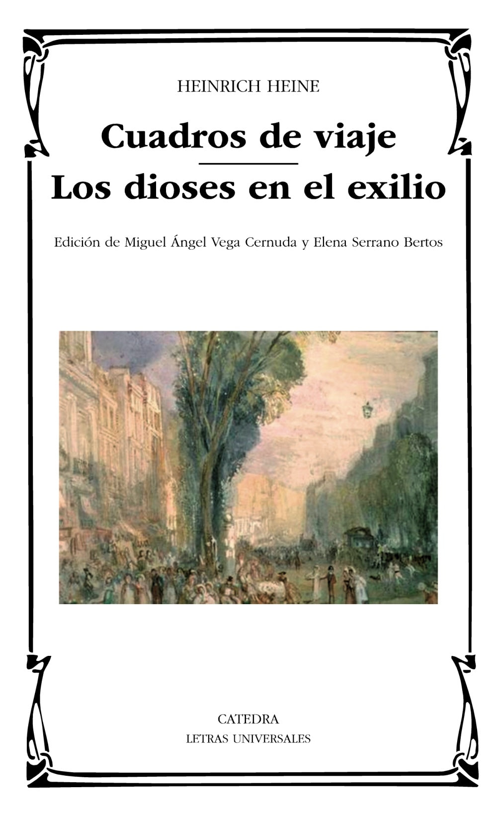 Cuadros de viaje; Los dioses en el exilio, de Heine, Heinrich | portada del libro