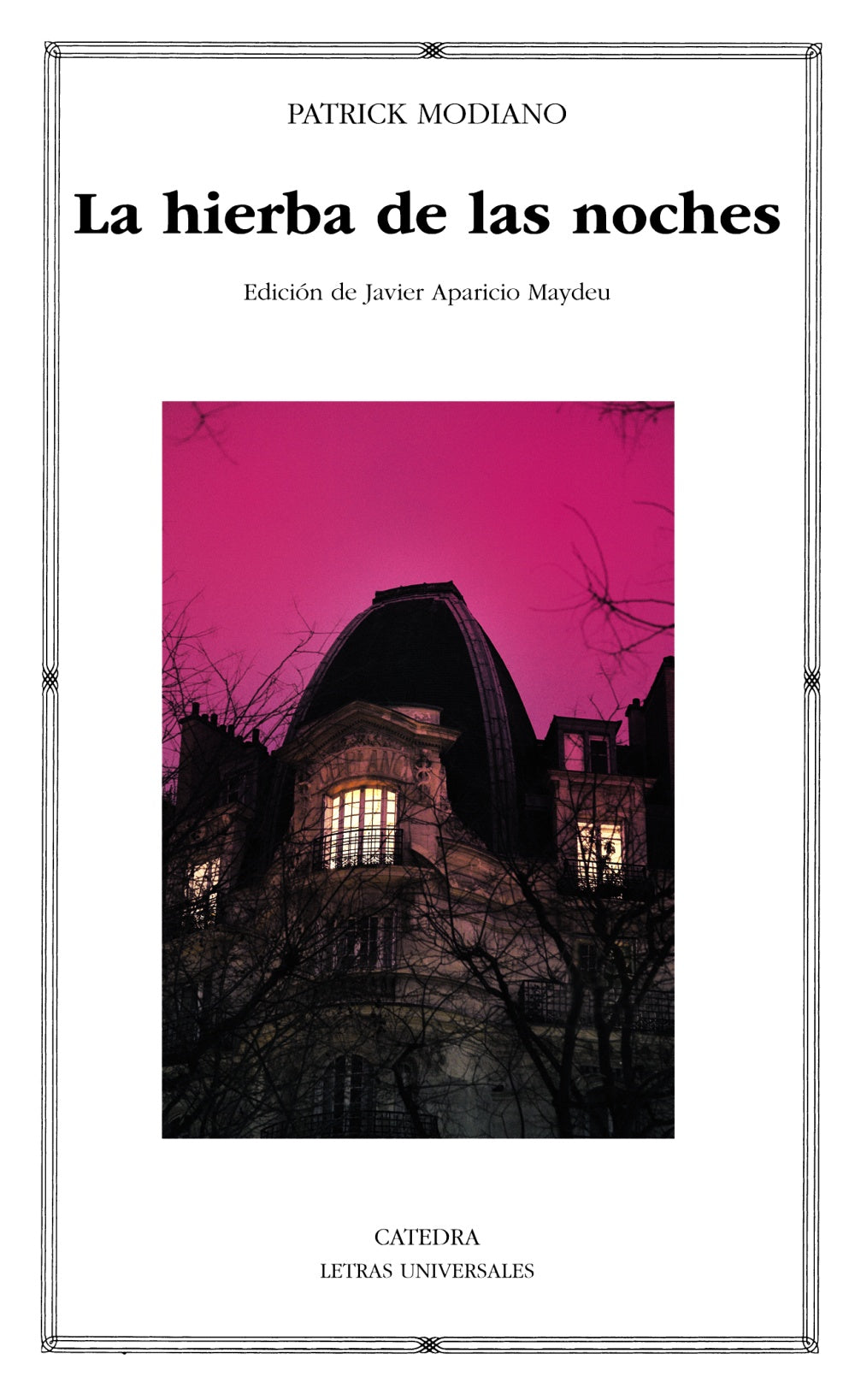 La hierba de las noches, de Modiano, Patrick | portada del libro