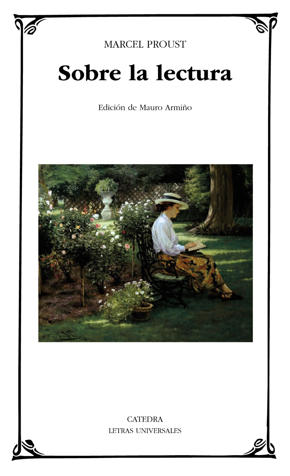 Sobre la lectura, de Proust, Marcel | portada del libro