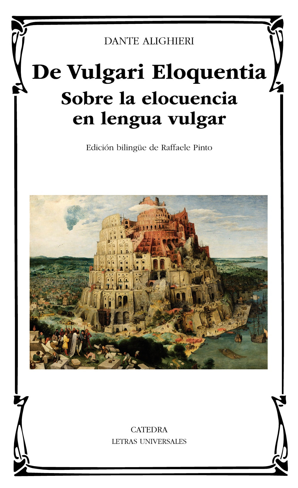 De Vulgari Eloquentia, de Dante Alighieri | portada del libro