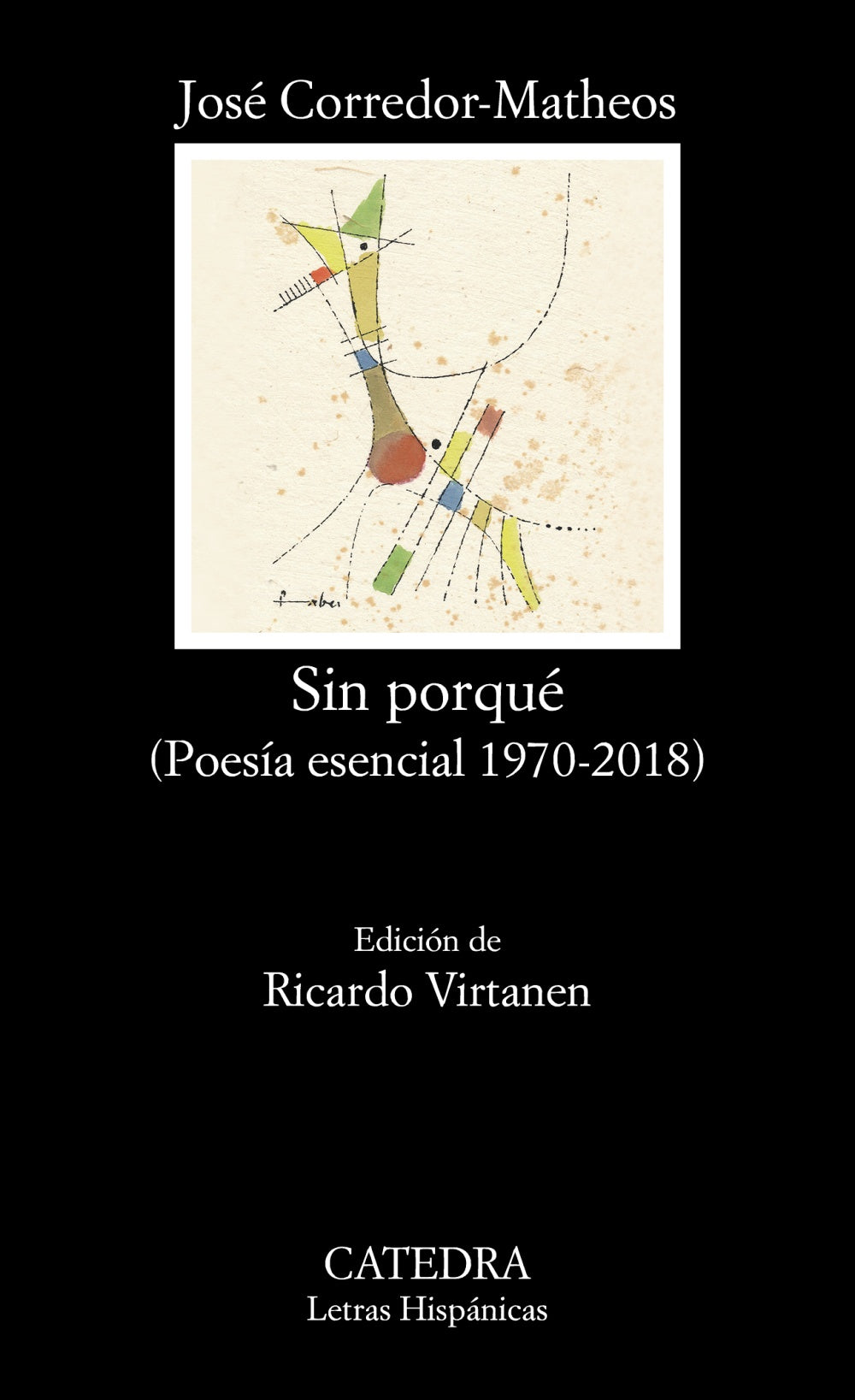 Sin porqué, de Corredor-Matheos, José | portada del libro