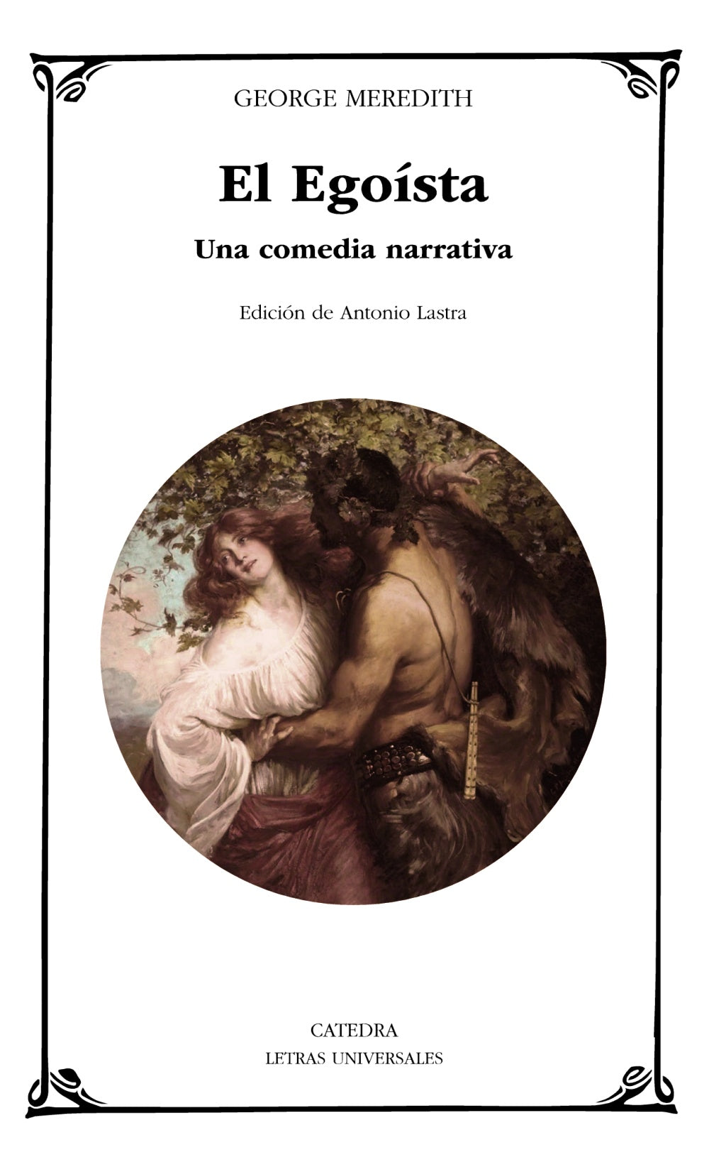 El Egoísta, de Meredith, George | portada del libro