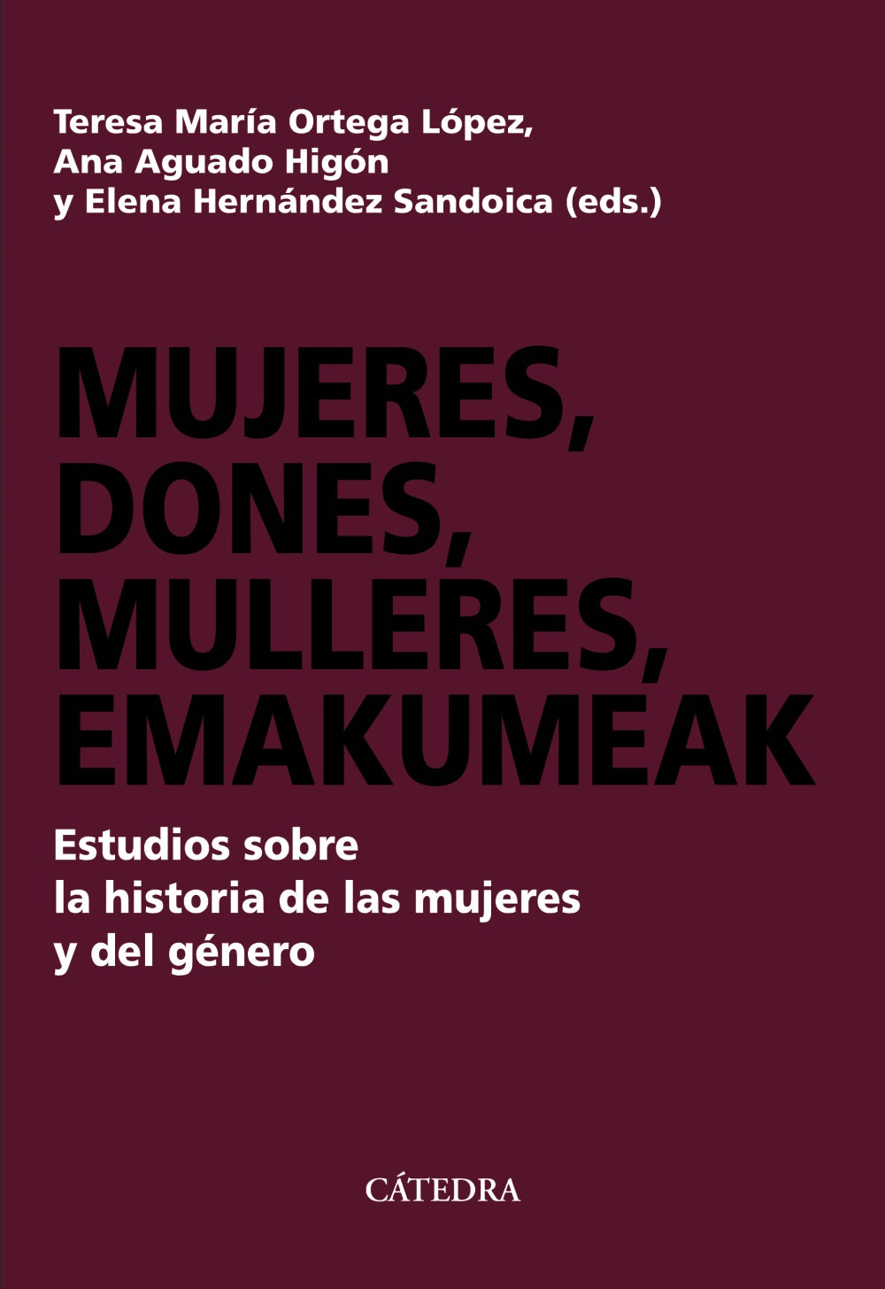 Mujeres, dones, mulleres, emakumeak, de Varios Autores | portada del libro