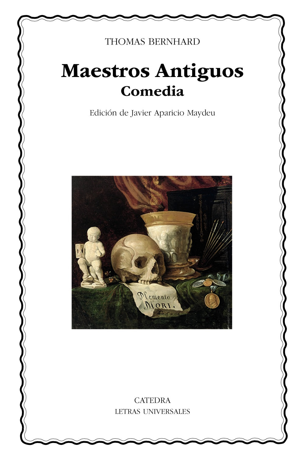 Maestros Antiguos, de Bernhard, Thomas | portada del libro